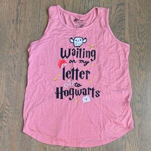 Warner Bros. Pink Hogwarts Kids Tank Top
